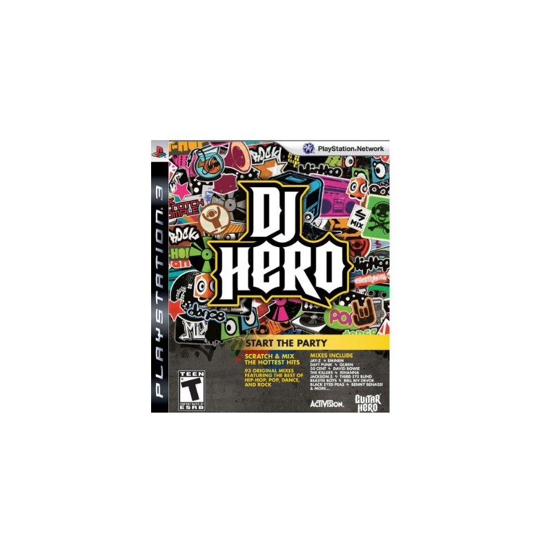 Jogo para Playstation 3 DJ HERO, usado