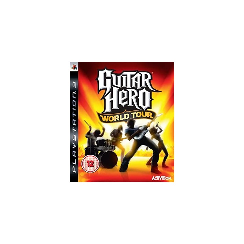 Jogo para Playstation 3 GUITAR HERO WORLD TOUR, usado