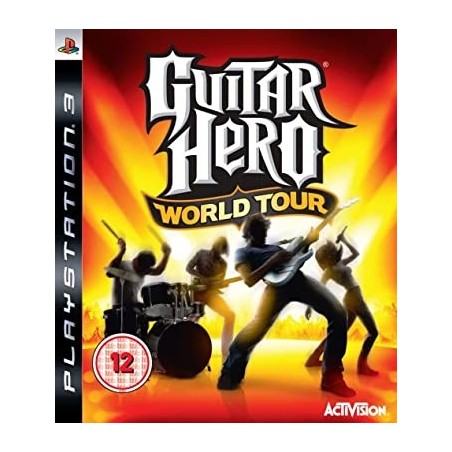 Jogo para Playstation 3 GUITAR HERO WORLD TOUR, usado