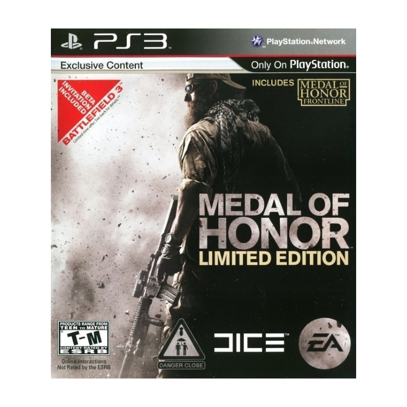 Jogo para Playstation 3 MEDAL OF HONOR LIMITED EDTION, usado