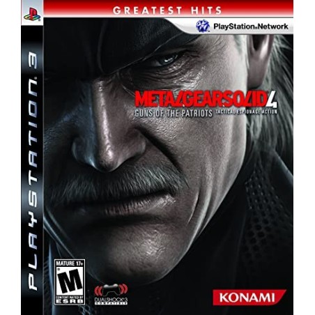Jogo para Playstation 3 METAL GEAR SOLID 4 - GUNS OF PATRIOTS, usado