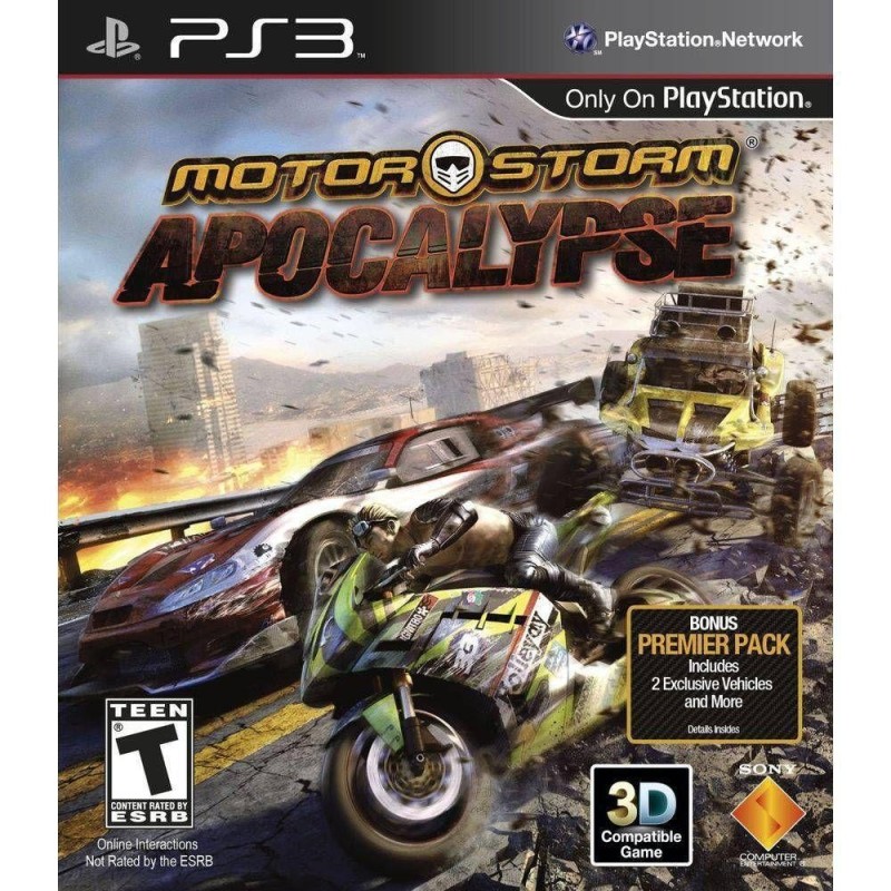 Jogo para Playstation 3 MOTOR STORM APOCALYPSE, usado