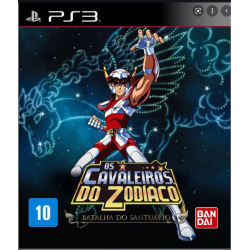 Jogo para Playstation 3 OS CAVALEIROS DO ZODÍACO - BATALHA DO SANTUÁRIO, usado