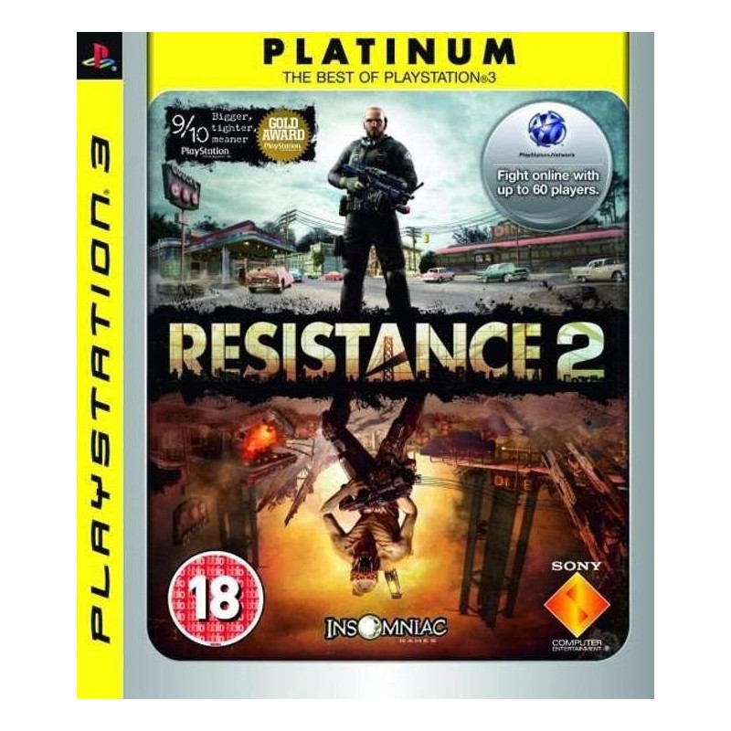 Jogo para Playstation 3 RESISTANCE 2, usado