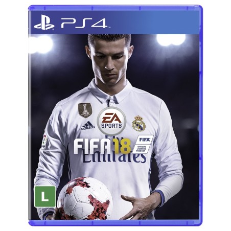 Jogo para Playstation 4 FIFA 18, usado