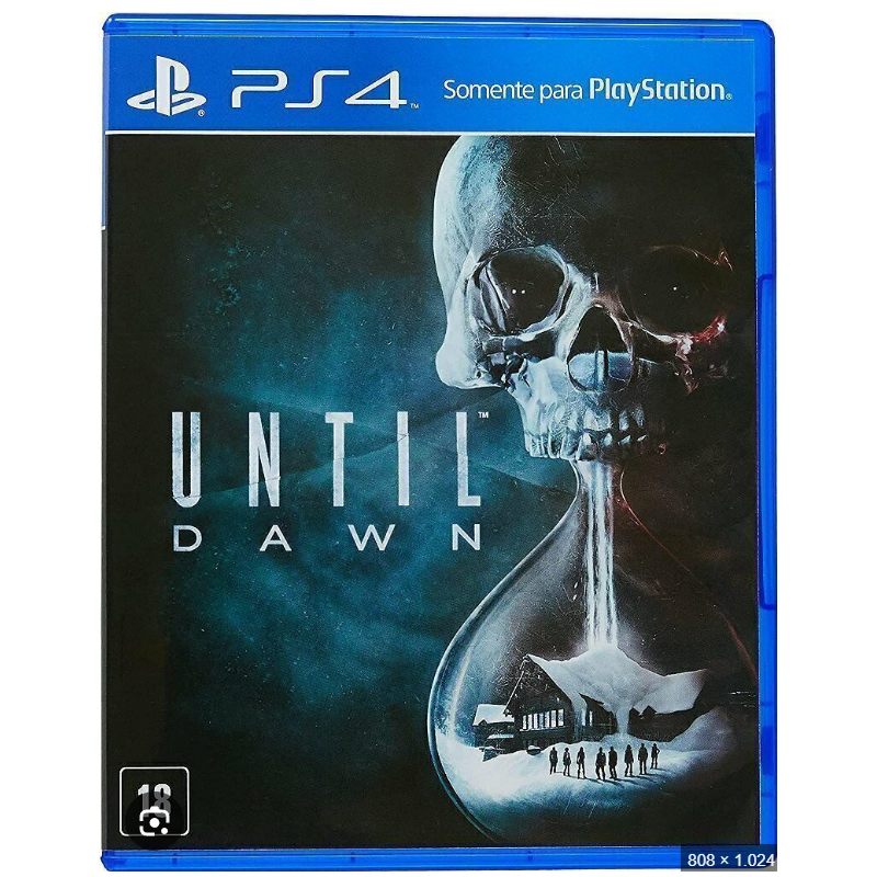 Jogo para Playstation 4 UNTIL DAWN, usado