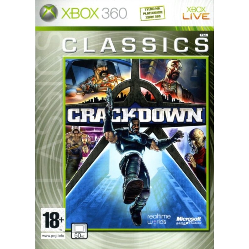 Jogo para XBOX 360 CRACKDOWN, usado, PAL