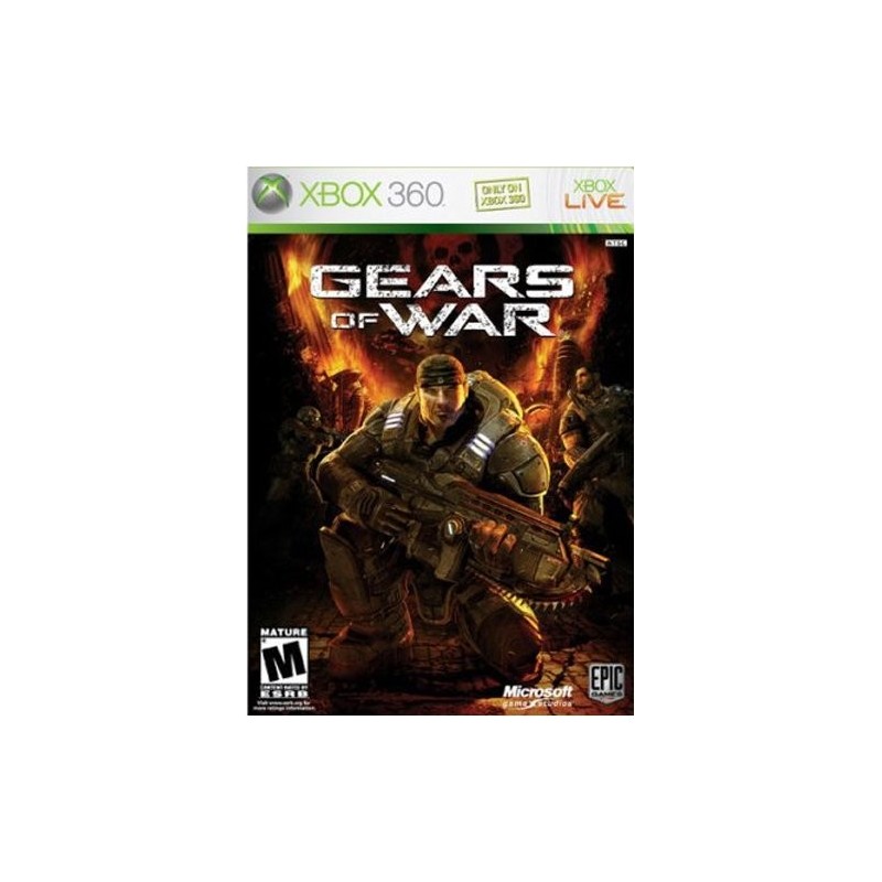 Jogo para XBOX 360 GEARS OF WAR, usado, NTSC