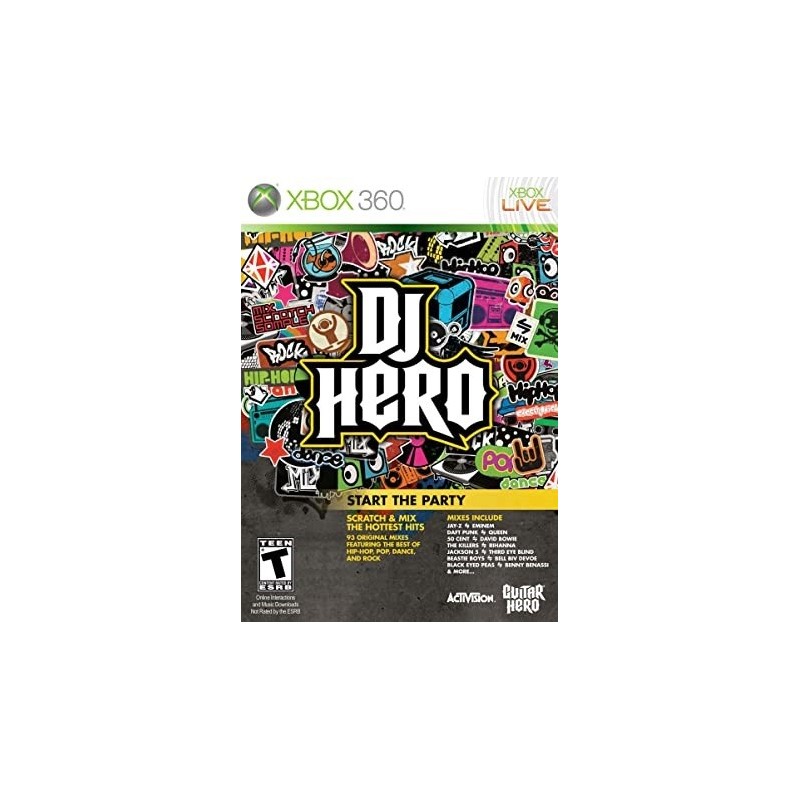 Jogo para XBOX 360 DJ HERO novo, lacrado, PAL