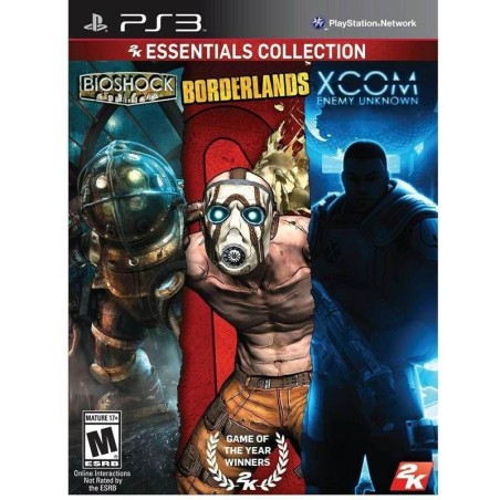 Jogo para Playstation 3 2K ESSENCIALS COLLECTION - BIOSHOCK, BORDERLANDS e XCOM ENEMY UNKNOW, novo, lacrado