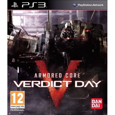 Jogo para Playstation 3 ARMORED CORE VERDICT DAY, novo, lacrado