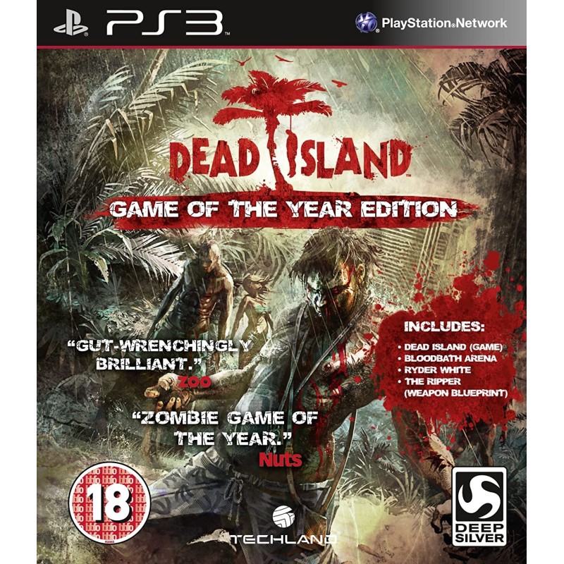 Jogo para Playstation 3 DEAD ISLAND - GAME OF THE YEAR EDITION, usado, europeu, região 2