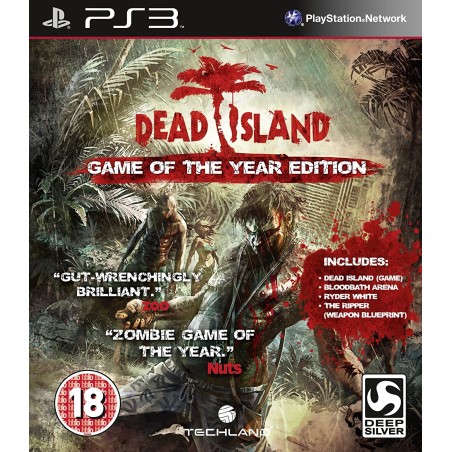 Jogo para Playstation 3 DEAD ISLAND - GAME OF THE YEAR EDITION, usado, europeu, região 2